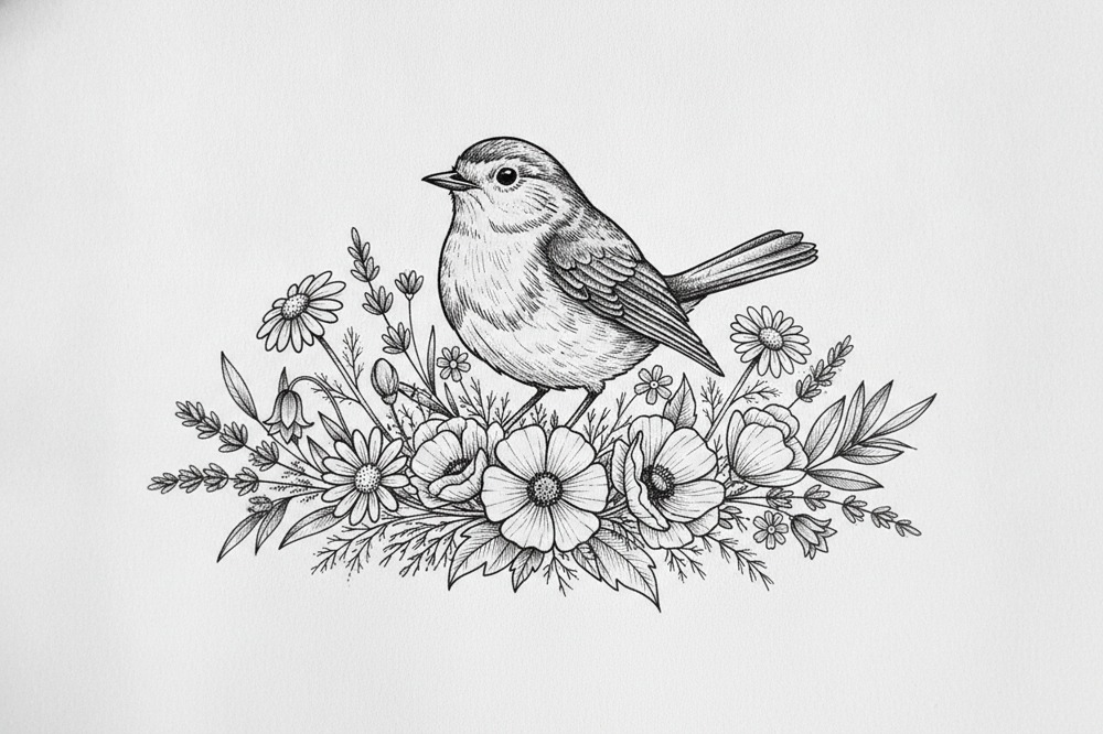 What Do Different Bird Poses Mean In A Memorial Tattoo?