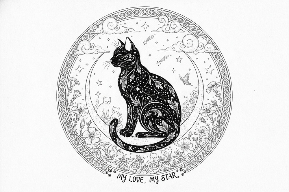 What Are Good Small Black Cat Memorial Designs?