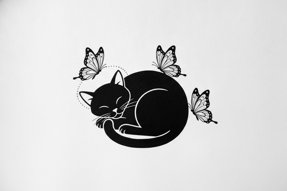 What Can You Add Around A Black Cat To Personalise It?
