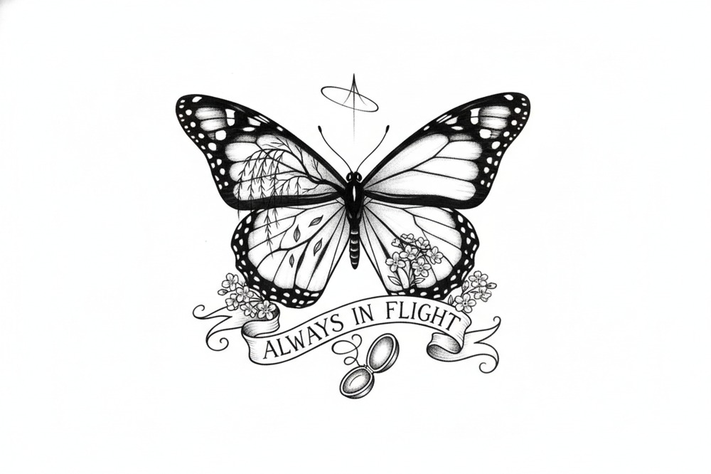 What Does A Butterfly Memorial Tattoo Mean?