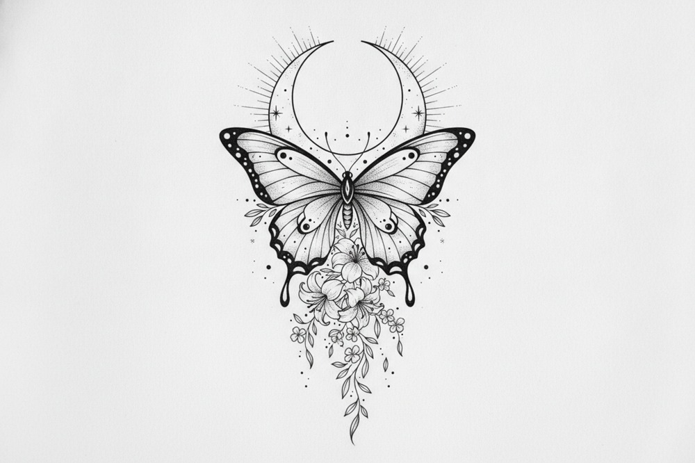 How Do The Ashes Go Into A Butterfly Design?