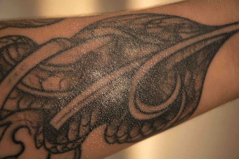 Will The Ashes Even Show Up Next To A Dark Or Faded Old Tattoo?