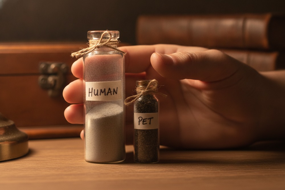 How Do You Bring Two Different Sets Of Ashes To The Appointment?