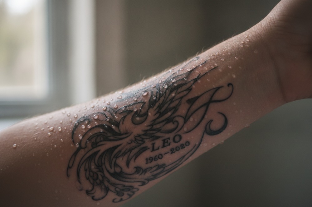 Why Won't Showering Wash The Ashes Out Of The Tattoo?