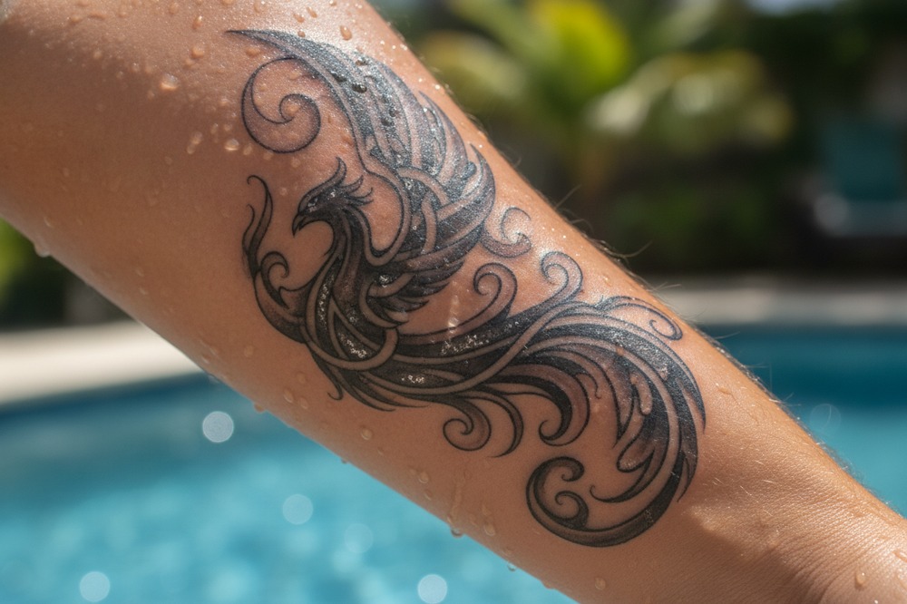Is The Sea Different From A Swimming Pool For A Healing Tattoo?