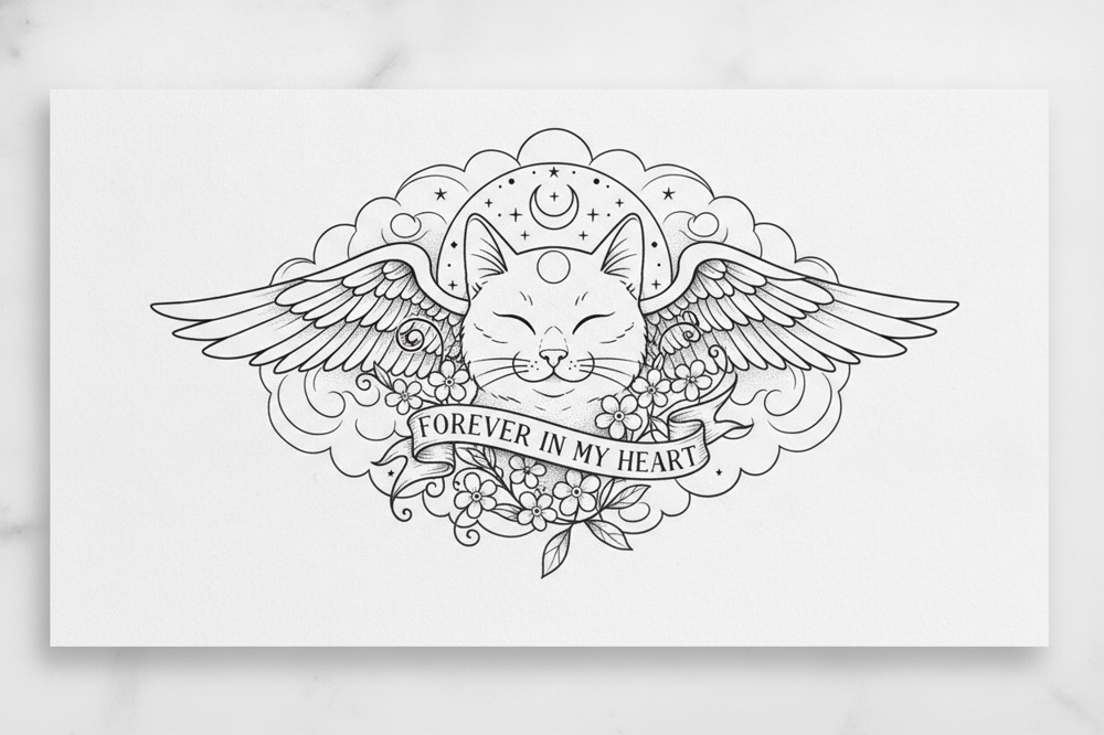 Where On The Body Suits A Cat Memorial Tattoo Best?