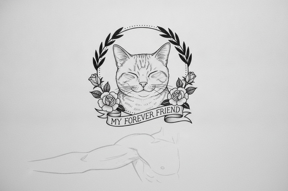 Where Should A Cat Paw Print Or Small Cat Tattoo Go?