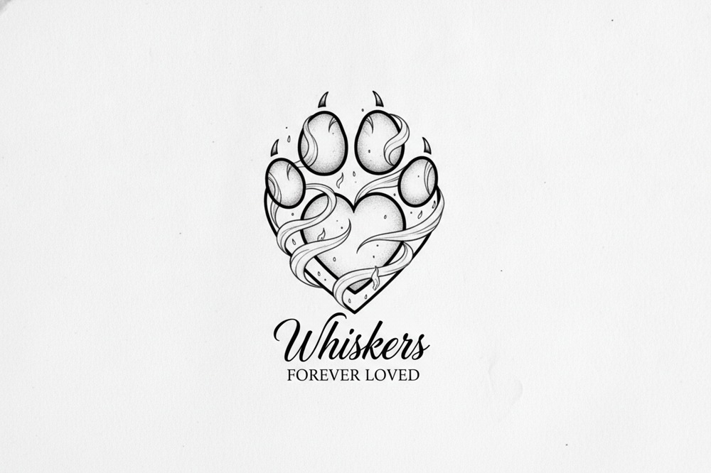 How Small Can A Cat Paw Print Ashes Tattoo Be?