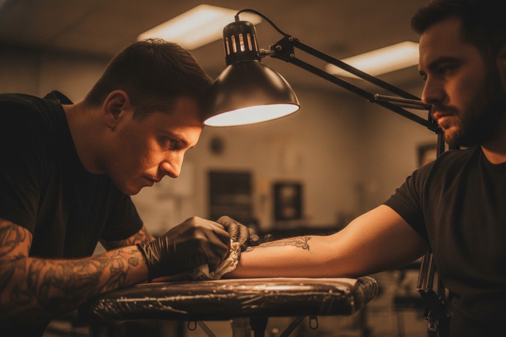 Does The Ink With Ashes In It Feel Different Going In?
