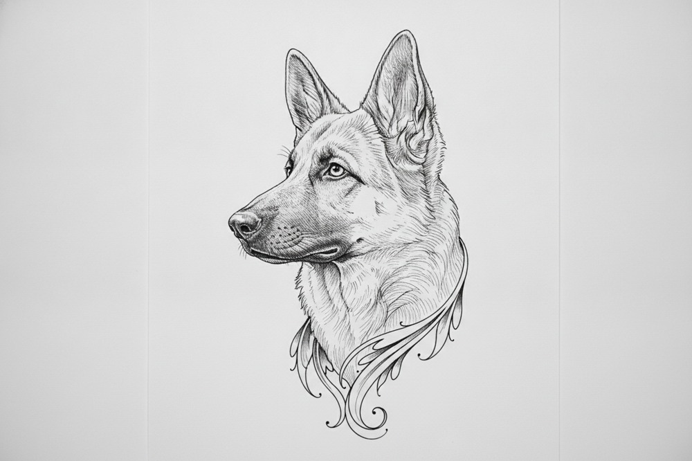 What Breed Features Should A Memorial Tattoo Focus On?