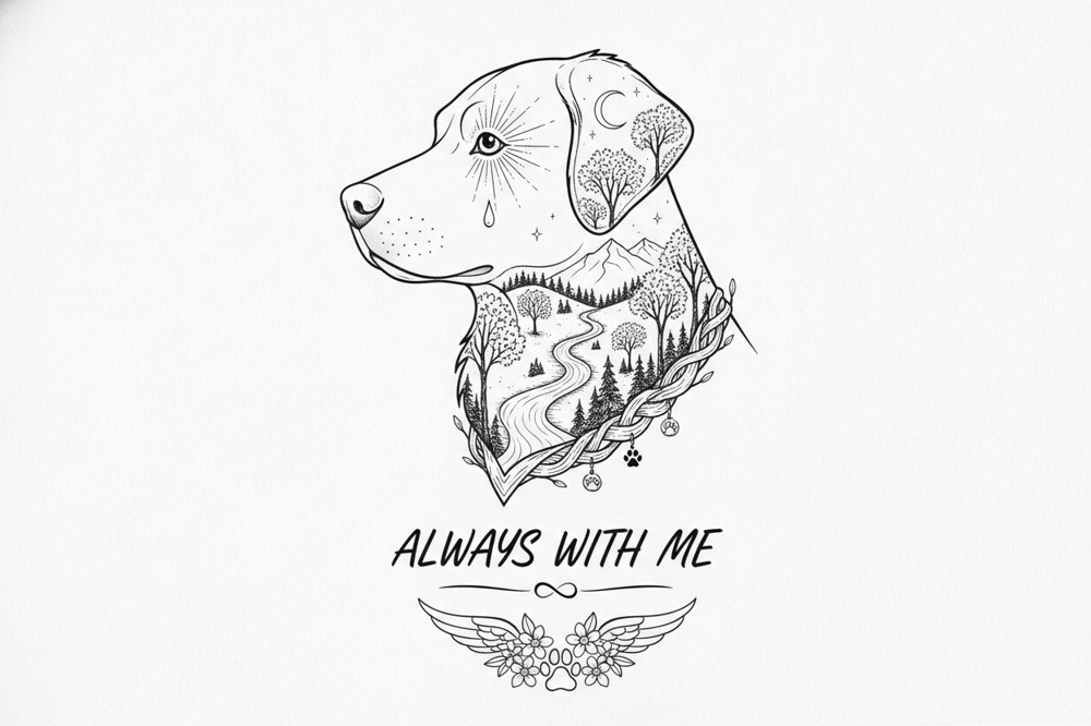 What Words, Names And Dates Suit A Dog Tattoo?