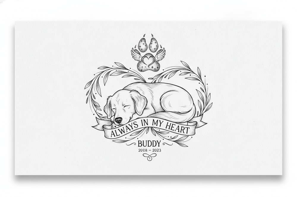 Which Small Dog Memorial Tattoos Work Best?
