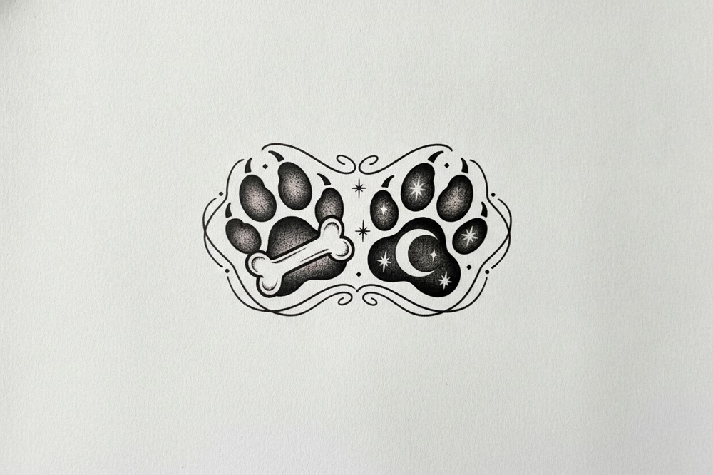 Can You Style A Dog Or Cat Paw Print Beyond A Plain Outline?