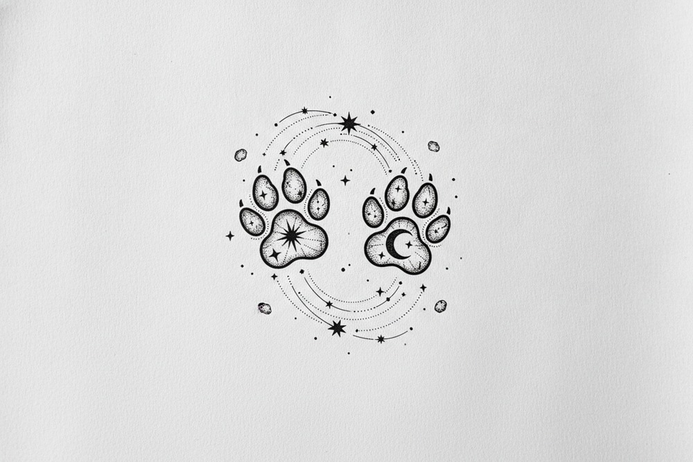 Which Paw Print Holds Detail Better When It's Small?