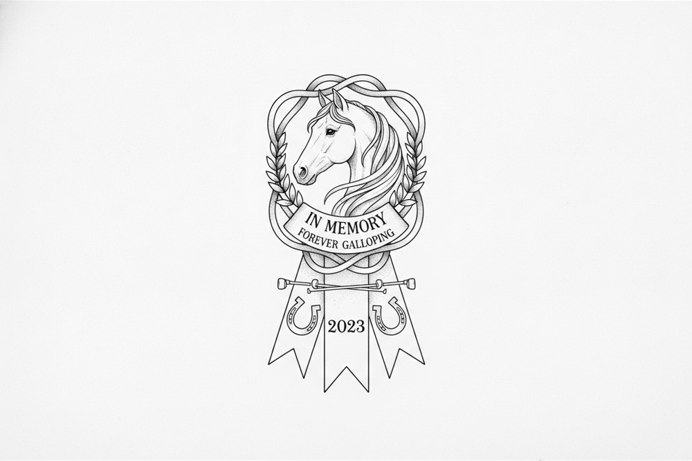 What Are The Best Equestrian Memorial Tattoo Ideas For A Horse You've Lost?