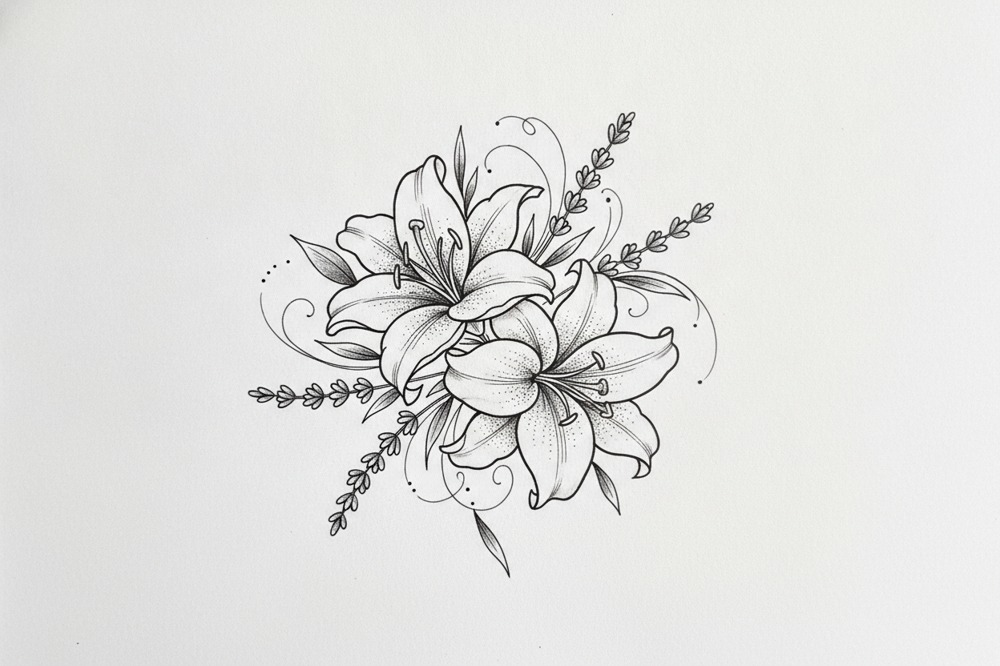 Which Flowers Work Best For A Floral Mum Memorial Tattoo?