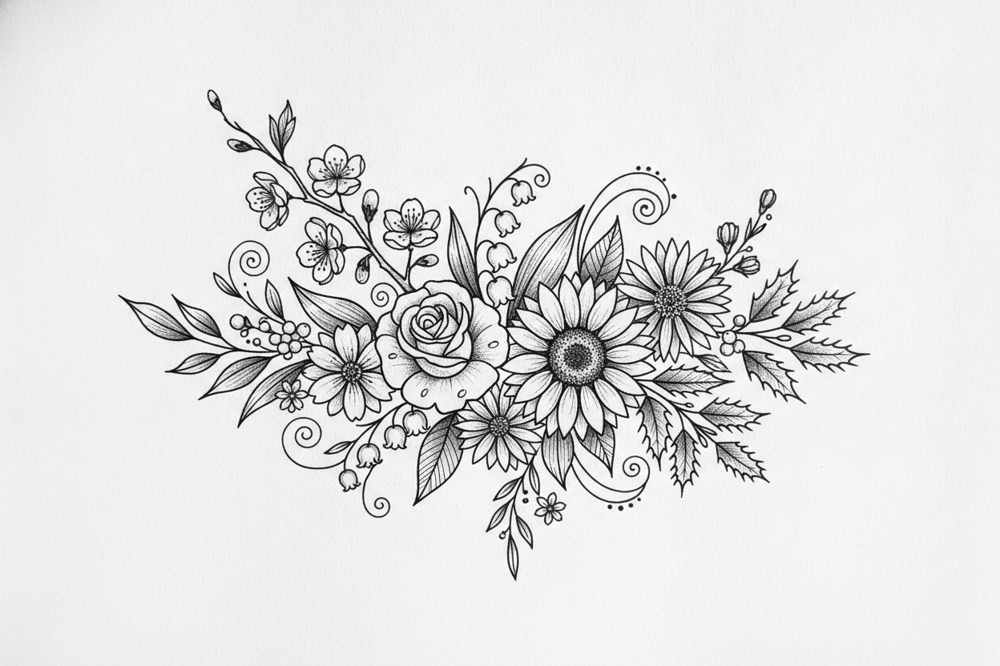 What Floral Tattoo Styles Suit A Memorial For Mum?