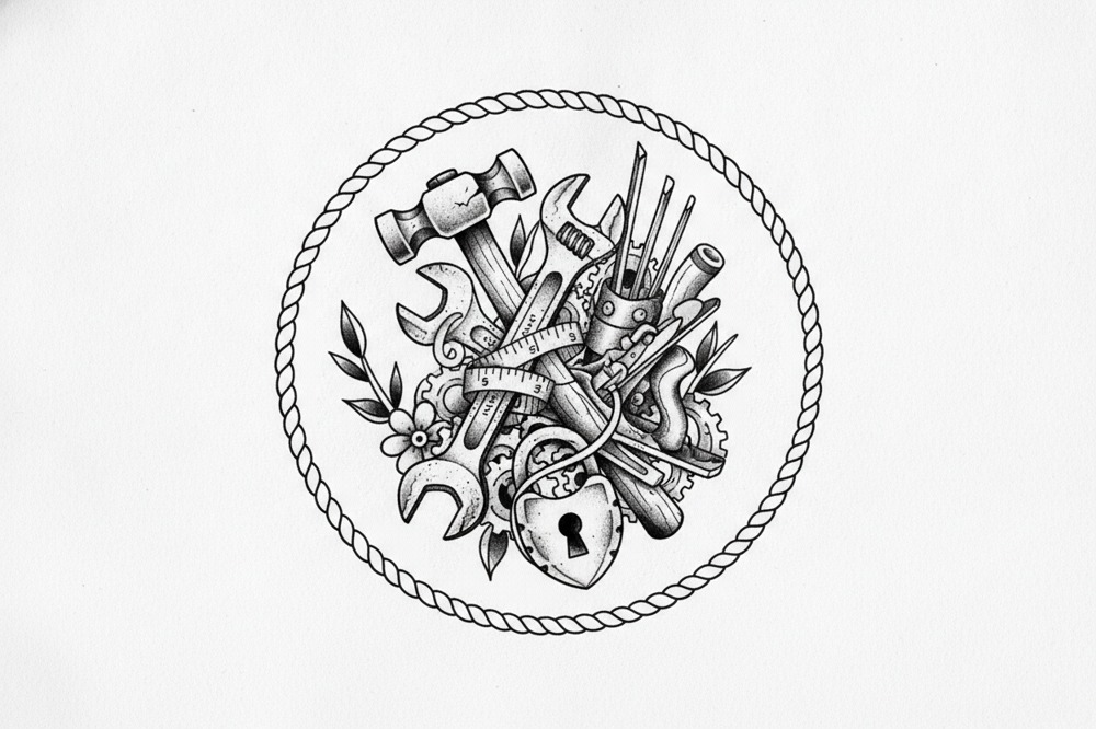 What Objects Make The Best Grandpa Memorial Tattoo?