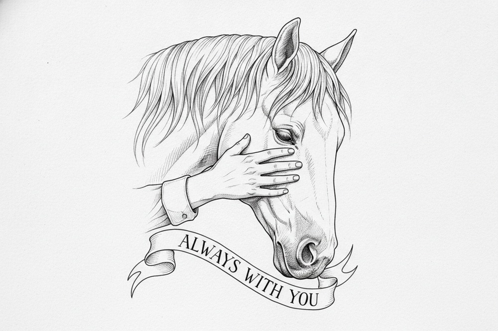 What Are The Best Horse And Rider Memorial Tattoo Designs?