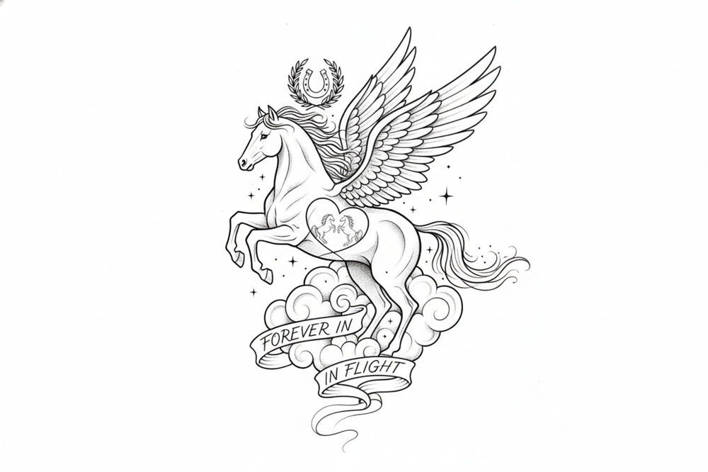 What Symbols Work Well In A Horse Memorial Tattoo?