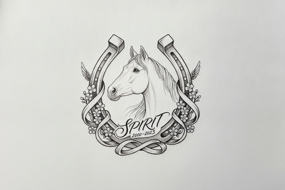 Where Does A Full Horse Silhouette Sit Best On The Body?