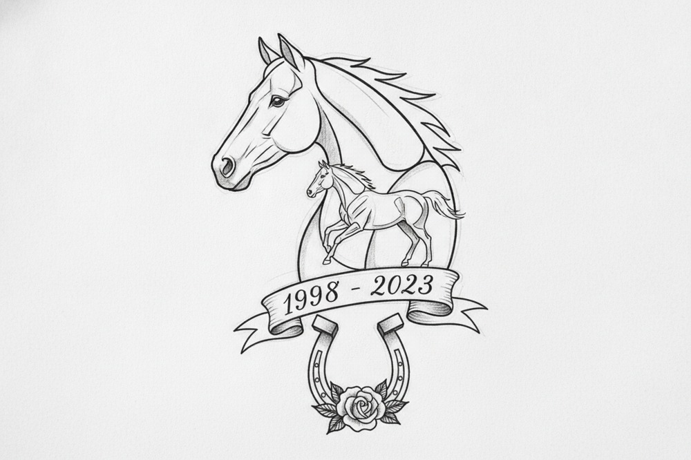 Which Placement Suits A Horse Portrait Or Head Study?