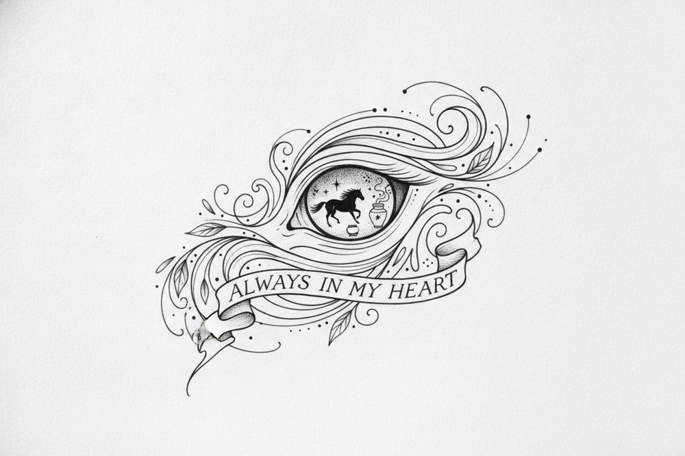What Makes A Good Horse Portrait For An Ashes Tattoo?