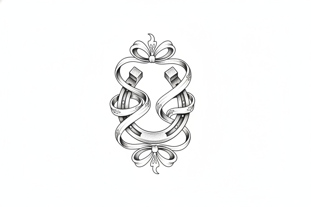 Which Way Should The Horseshoe Face In A Memorial Tattoo?