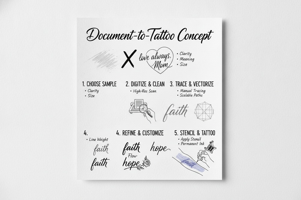 How Do You Get The Handwriting Off The Paper And Ready?