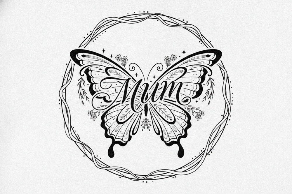 How Do You Add Your Mum's Ashes To Lettering?
