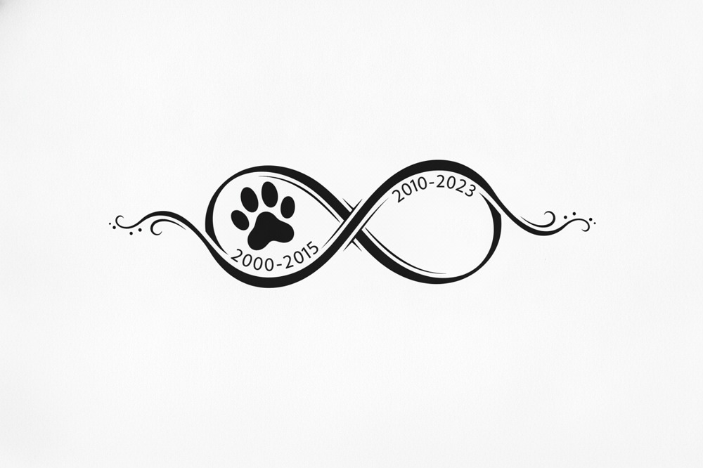 How Small Can A Paw Print Infinity Tattoo Be?
