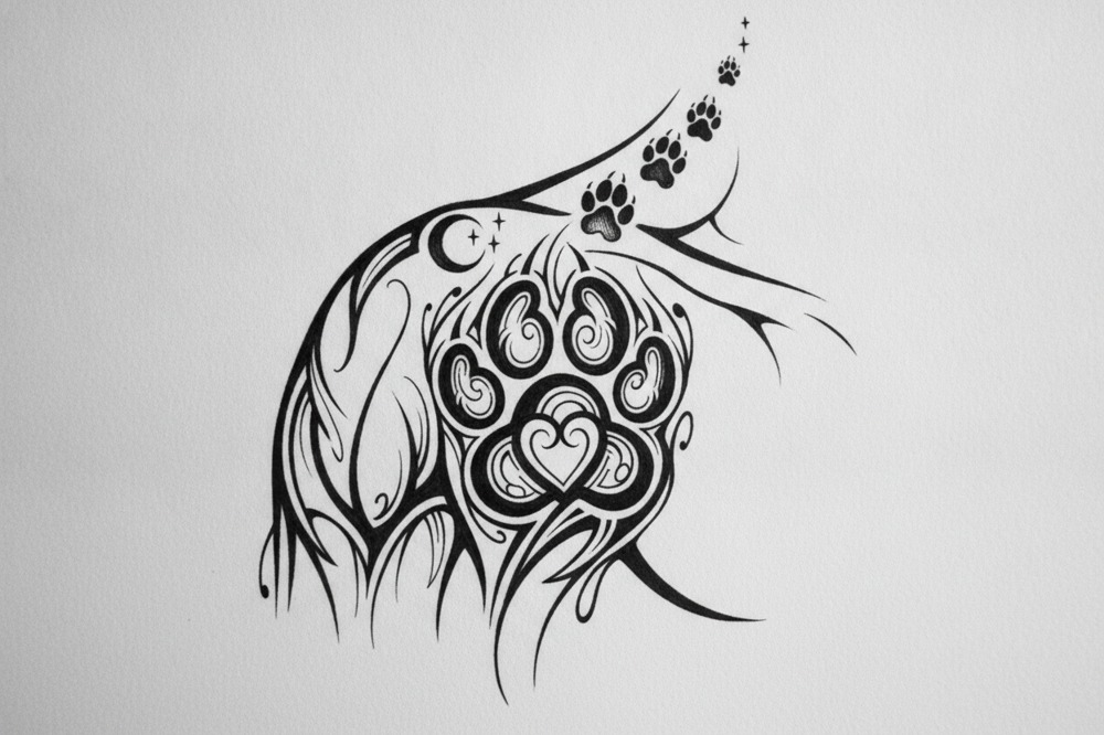 Where Are The Most Popular Spots For A Paw Print Tattoo?