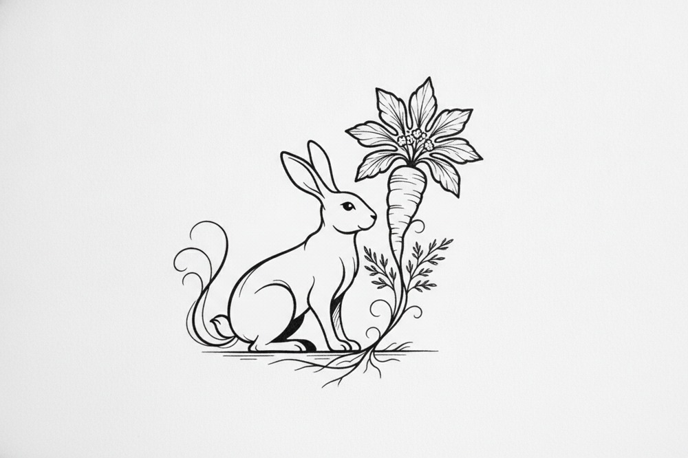 How Do You Capture A Rabbit's Nose, Ears And Whiskers?