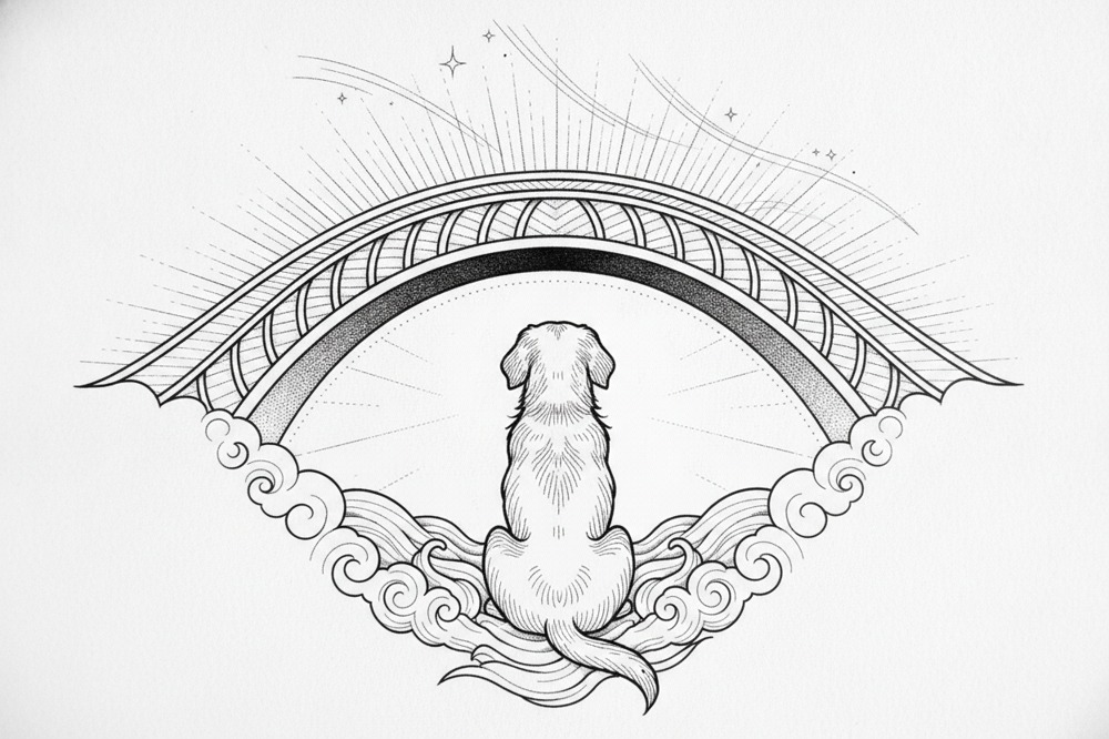 What Does A Rainbow Bridge Dog Tattoo Represent?