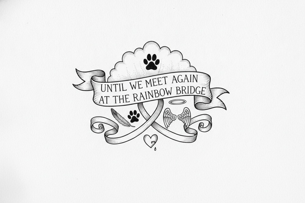 Should You Use The Whole Rainbow Bridge Poem Or Just One Line?