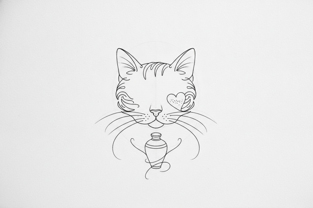 How Little Ash Do You Need For A Small Cat Tattoo?