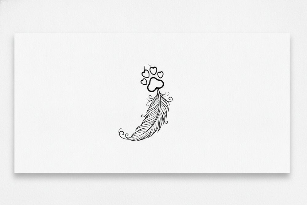 Where Do Small Paw Print Memorials Fit Best On The Body?