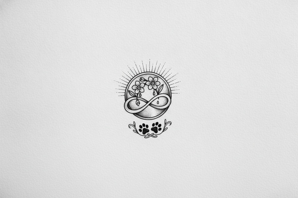 Which Small Pet Memorial Tattoo Ideas Hold Up At A Tiny Size?
