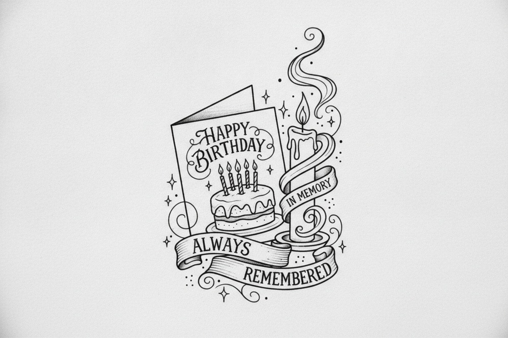 Can You Add Their Ashes To A Birthday Card Tattoo?