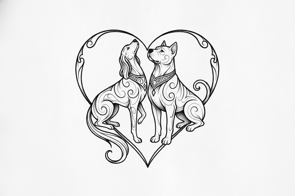 Can You Use Both Dogs' Ashes In The Same Memorial Tattoo?
