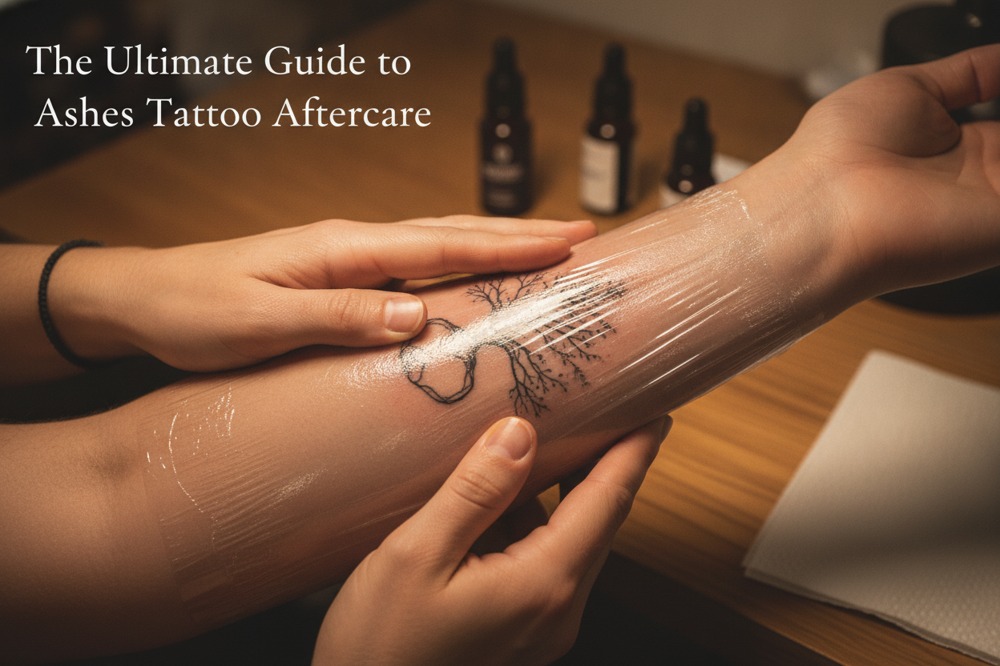 Can You Shower With A Fresh Ashes Tattoo?