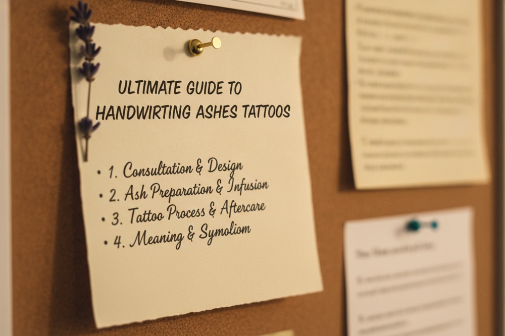Where On The Body Do Handwriting Ashes Tattoos Go?