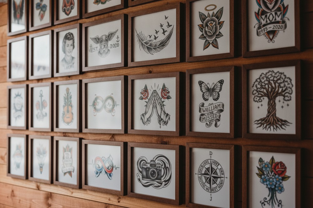 Should A Memorial Tattoo Include Words Or Just An Image?
