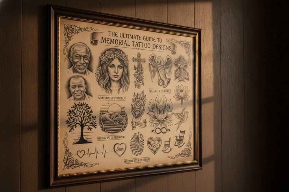 How Are A Loved One's Ashes Blended Into A Memorial Tattoo?