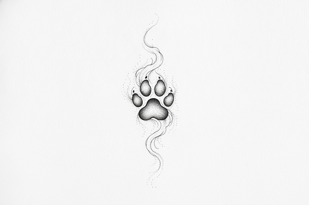 What Is A Paw Print Ashes Tattoo, Exactly?